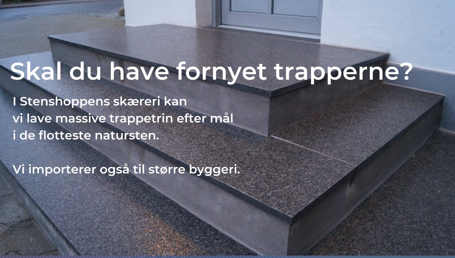 svag Tænke voks Trapper- og trappebeklædning – STENshoppen.dk