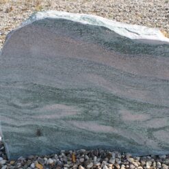 Gravsten Lapland grøn granit brændt 70cm x 50cm