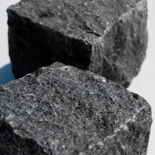 Granit chaussesten i sort