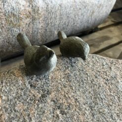 Fugle dekoration til Gravsten i Halmstad Granit