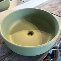 Håndvask fra Artceram i mat grøn