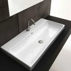 Porcelænshåndvask, Lavabo 100 (Hvid)