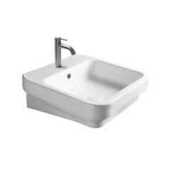 Håndvask, Lavabo, Cosa 48 (Indbygget, Hvid)