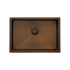 Håndvask, Lavabo Low (Bruneret massiv messing)