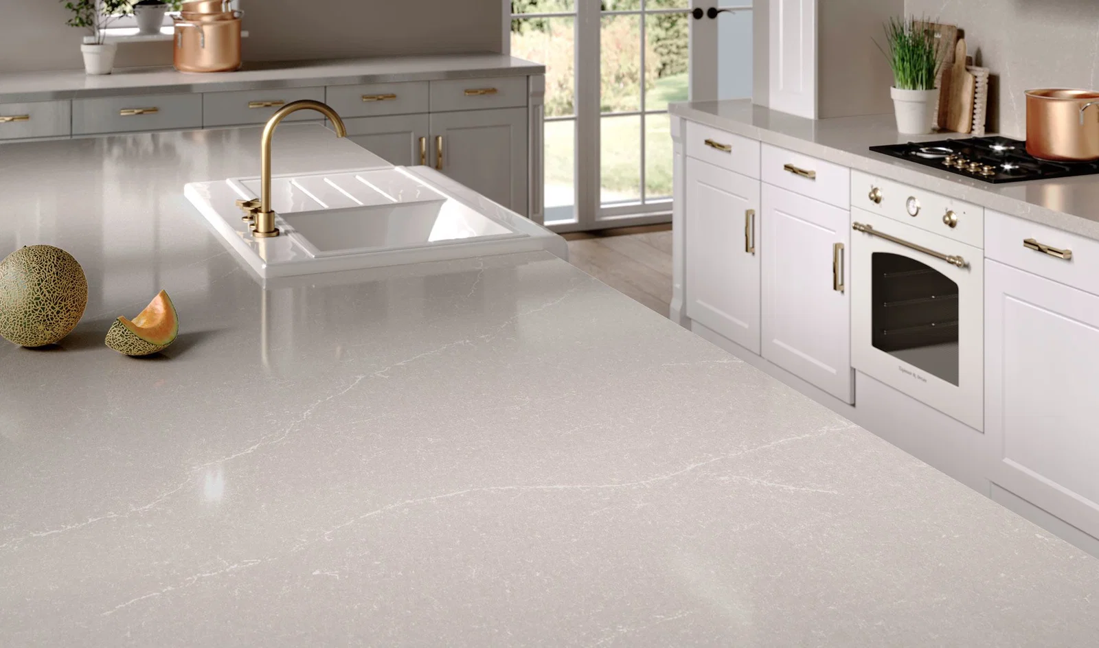 silestone_et_serena_2 Plade til køkkenbordplade fra Cosentino kollektion Silestone kaldet Etheral Serena